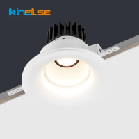 Adjustable Gypsum Ceiling Downlight 7W 10W Plaster Recessed Borderless LED Ceiling Lamp Living Room Bedroom Anti-Glare Spotlight