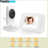 3.2 Inch Baby Monitor Two-Way Voice Intercom Wireless Monitor Room Temperature Monitoring Infrared Night Vision Lullaby SM32