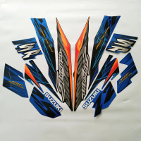 striping motor / stiker suzuki shogun sp 2007 biru