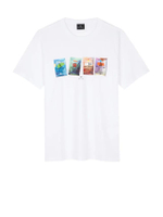 เสื้อยืดผู้ชาย MENS SLIM FIT SS T SHIRT SEEDS สีWHITE