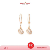 ANTING EMAS 8K MODEL GONDEL OVAL MATA EMAS ASLI 100% - WAHYU REDJO (NON PMR)