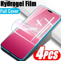 4Pcs Hydrogel Film Screen Protector For Xiaomi 13 Lite 12 12T Pro 11 11T 10T Screen Protector Gel Film For Xiao mi 13Lite 12Lite