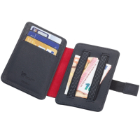 德國TROIKA信用卡防盜刷屏障防RFID防資料竊取小皮夾CCC50/BK防駭客旅行皮夾錢包
