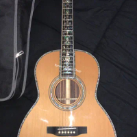 Aaa Solid Cedar Electric Guitar, Fancy Aura Body, All Over Vine, Vintage Acoustic Guitar, Free Shipping, AAAA
