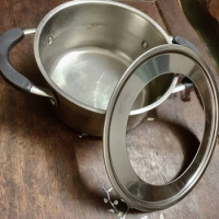 24cm/26cm Thickened Gasket Steamer Plate Bamboo Steamer Steamer Wok Milk Pot Casserole Soup Pot Special Steam Plate Ring Base