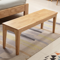 長椅 沙發凳 全實木北歐長凳子長條凳餐凳木板凳家用現代餐廳矮凳長板凳床尾凳『xy11501』