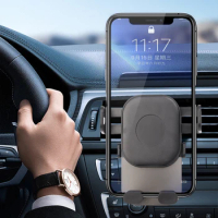 Universal Gravity Car Phones Holder Auto Air Vent Mount Mobile Phone Bracket GPS Support for iPhone 15 14 Xiaomi Samsung Huawei