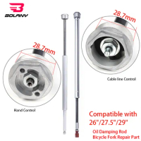 Bolany Suspension Oil Damping Rod 26/27.5/29er Front Fork Bicycle Repair Part Alloy Steel Manual Remote Control Bike Accessories