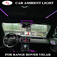 Inter door Ambient light For Range Rover Velar Ambient Light Car LCD panel screen control 10 colors