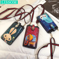 COD Women messenger bag mini purse wallet mini bag mobile phone bag phone bag hanging neck bag