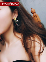 夸張鸚鵡復古流蘇耳環女生個性簡約韓國氣質長款耳墜網紅短發耳飾