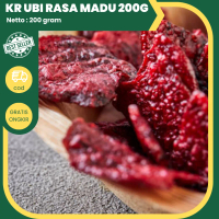 Snack Cemilan Kripik Keripik Ubi Ungu RASA MADU (Honey Flavor) 200g