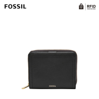 FOSSIL Logan RFID 迷你多功能短夾-黑色 SL7923001
