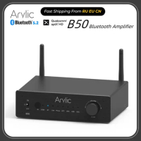 Arylic B50 Bluetooth 5.2 Transmitter Receiver AptX HD Audio Adapter Wireless Audio Amplifier for TV 