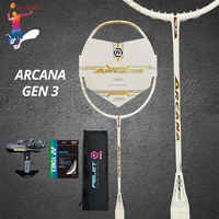 RAKET BADMINTON FELET ARCANA GEN 3 ORIGINAL RAKET DAN GRIP BLACK