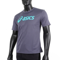 Asics [2033B666-020] T恤 短袖 吸濕快乾 透氣舒適 輕量柔軟 灰藍