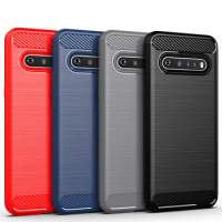 For Cover LG V60 ThinQ Case For LG V60 ThinQ V60 Thin Q Coque Shockproof Silicone Bumper Soft TPU Co