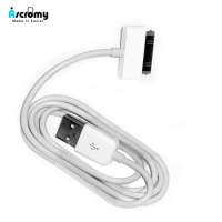 Ascromy Usb Charger Cable For iphone 4 4s ipod nano ipad 2 3 iphone 4 s iphone4 iphone4s 30 pin 1m cord usb charging cable kabel
