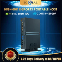 EglobalGamer Mini PC Intel 12th Gen i9 12900F i7 12700F Nvidia RTX 3060 2060 12G PCIE4.0 *4 Desktop Computer Windows11 WIFI6 HD2