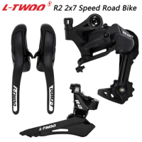 LTWOO R2 2x7 Speed Road Bike Groupset Shifter Lever Rear Derailleur Front Derailleurs Bicycle 4 Kits Original Bicycle Parts