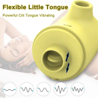 Vibrator Sex Toy Pussy Licking Toy Clitoris Sucker Tongue Clitoris Stimulator Nipple Clit Sucker
