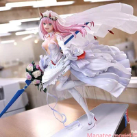 GSC Original 27cm DARLING in the FRANXX Zero Two Wedding dress 1/7 PVC Action Figure Anime Model Toys Collection Doll Gift