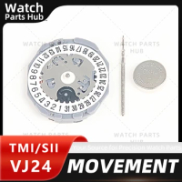Brand New Original Japan Seiko/tmi Vj24b Movement 2 Hands Quartz Movement date at 3/6 Watch Accessories