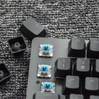 Original CTRL ALT FN WIN SPACE key caps for logitech mechanical keyboard G512 with GX-BLUE switch also have bracket stander
