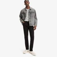 【LEVIS 官方旗艦】男款 511 低腰修身窄管牛仔褲 / 黑色基本款 / 彈性布料 人氣新品 04511-1507