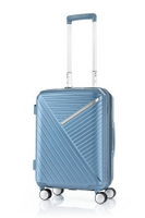 Samsonite 新秀麗 ROBEZ 20吋 PC材質可擴充加大 行李箱/登機箱-藍 GV4