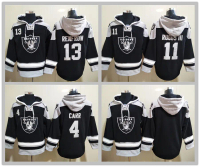 Áo Hoodie Nam Dài Tay, Chủ Đề NFL Las Vegas Raiders, Đồng Phục Bóng Đá, 4 11 13 #