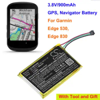 900mAh GPS, Navigator Battery 361-00121-00, 361-00121-10 for Garmin Edge 530, Edge 830
