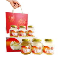 【Dragon Brand 龍標燕窩】高級官燕花旗蔘冰糖燕窩（75g x6瓶裝/盒）母親節禮盒送禮首選(新加坡原裝進口)