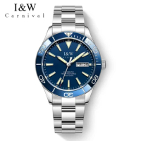 CARNIVAL Waterproof Watch Men Luxury Top Brand Automatic Mechanical Watch Fashion Male Watch Seiko NH36 Wristwatch Reloj Hombre