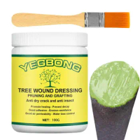Tree Pruning Sealer Cutting Paste Tree Wound Plant Grafting Pruning Sealer With Brush Bonsai Cut Wound Paste Tree