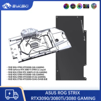 Bykski GPU Watercooling Block For ASUS ROG STRIX RTX3080 3090 Graphics Card Liquid Cooler System , Full Cover Copper Radiator