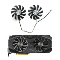 2 fans 4PIN new suitable for ZOTAC GeForce GTX1070ti 1080ti 11GB AMP version graphics card replacement fan GAA8S2U