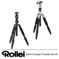 【Rollei】Stativ Compact Traveler No.10 可反折輕便旅行三腳架
