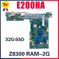 KEFU E200HA Laptop Motherboard For ASUS E200H E200 Z8300 CPU 2G 32G 64G 128G SSD Mainboard 100% TEST Working