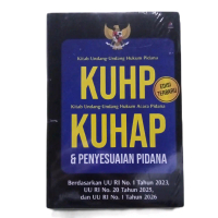 BUKU KUHP & KUHAP EDISI TERBARU NO 1 TAHUN 2026