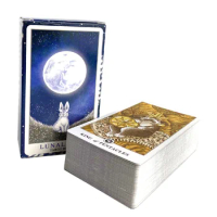 Rabbit Lunalapin Tarot Cards Prophecy Divination Deck Family Party Board Game Beginners Fortune Telling Oracle