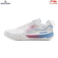 New Limited Sepatu Badminton Lining Saga III Pro / Saga 3 Pro AYAV001 White 8 = 41