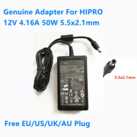 Genuine 12V 4.16A 50W 5.5x2.1mm HP-A0502R3D HP-A0501R3D1 25.10245.001 Power Supply AC Adapter For HIPRO Monitor Charger