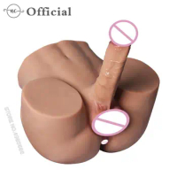 Artificial Vagina Full Body Doll Realistic Shemale Sex Toy With Realistic Dildo Life Size Sex Doll For Gay Masturbator Sex Toys