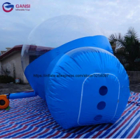 Outdoor Camping Igloo Inflatable Clear Tent ,Durable Fashion 3M Diameter Inflatable Dome Tent For Rental