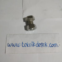 Mur Baut Stainless Steel M 14 x 25 mm Baut Pengencang Industri 2.5 cm