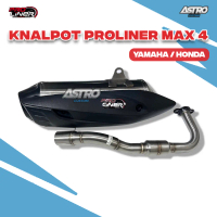 Proliner Knalpot MAX 4 Lexi 125 Nmax 155 Aerox 155 Fazzio Vario 160 PCX 160 Vario 125 Vario 150 PCX 