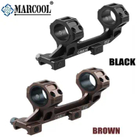 Marcool 1 Pcs 25.4mm 30mm Ring Mount Universal Offset Cantilever Dual Rings Scope Mount Fit 20mm Picatinny Rail Hunting Optics