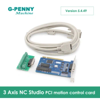 CNC 3 Axis Controller NC Studio Control Board PCI Motion Card Controller CNC Router Machine Interface Adapter Breakout Board