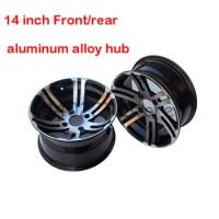 11 pair14 inch Front/rear rims aluminum alloy wheels suitable for ATV kart four-wheel UTV all-terrain vehicle 14-inch tires